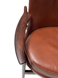 Two Mid-Century Modern Lounge Chairs by Ib Kofod-Larsen for Frõscher, 1970s